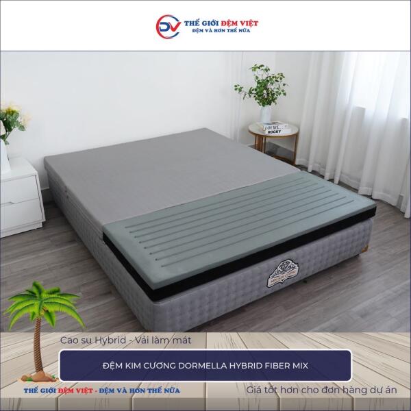 Đệm Kim Cương Dormella Hybrid Fiber Mix-1